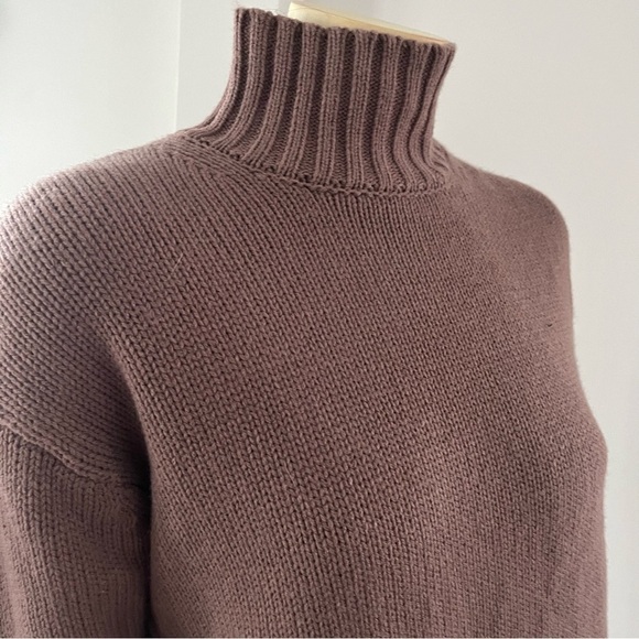 Evereve Women’s Moira Turtleneck Pullover Sweater Mauve Brownish/Pink S - Picture 12 of 16
